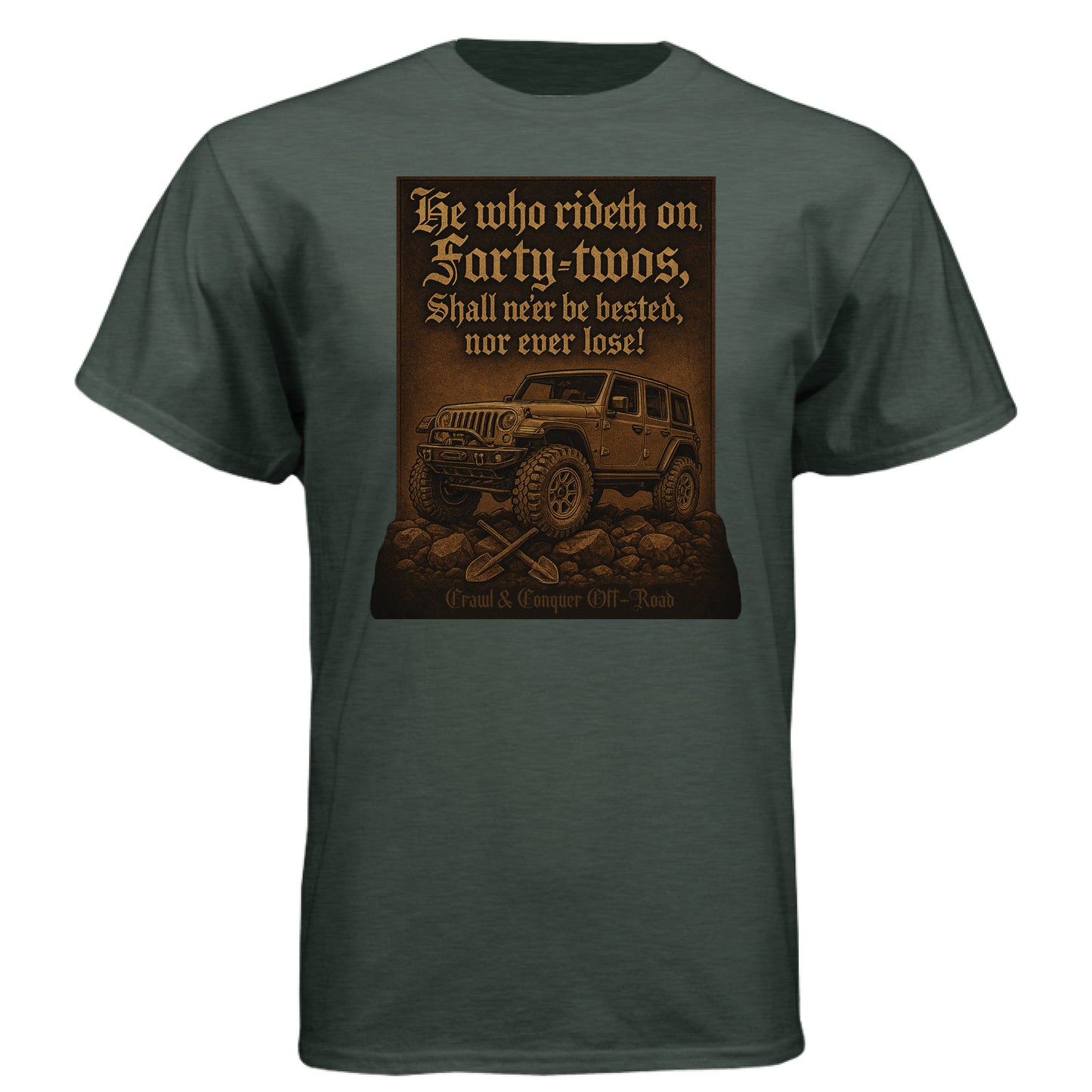 Heather Forest Green - FRONT