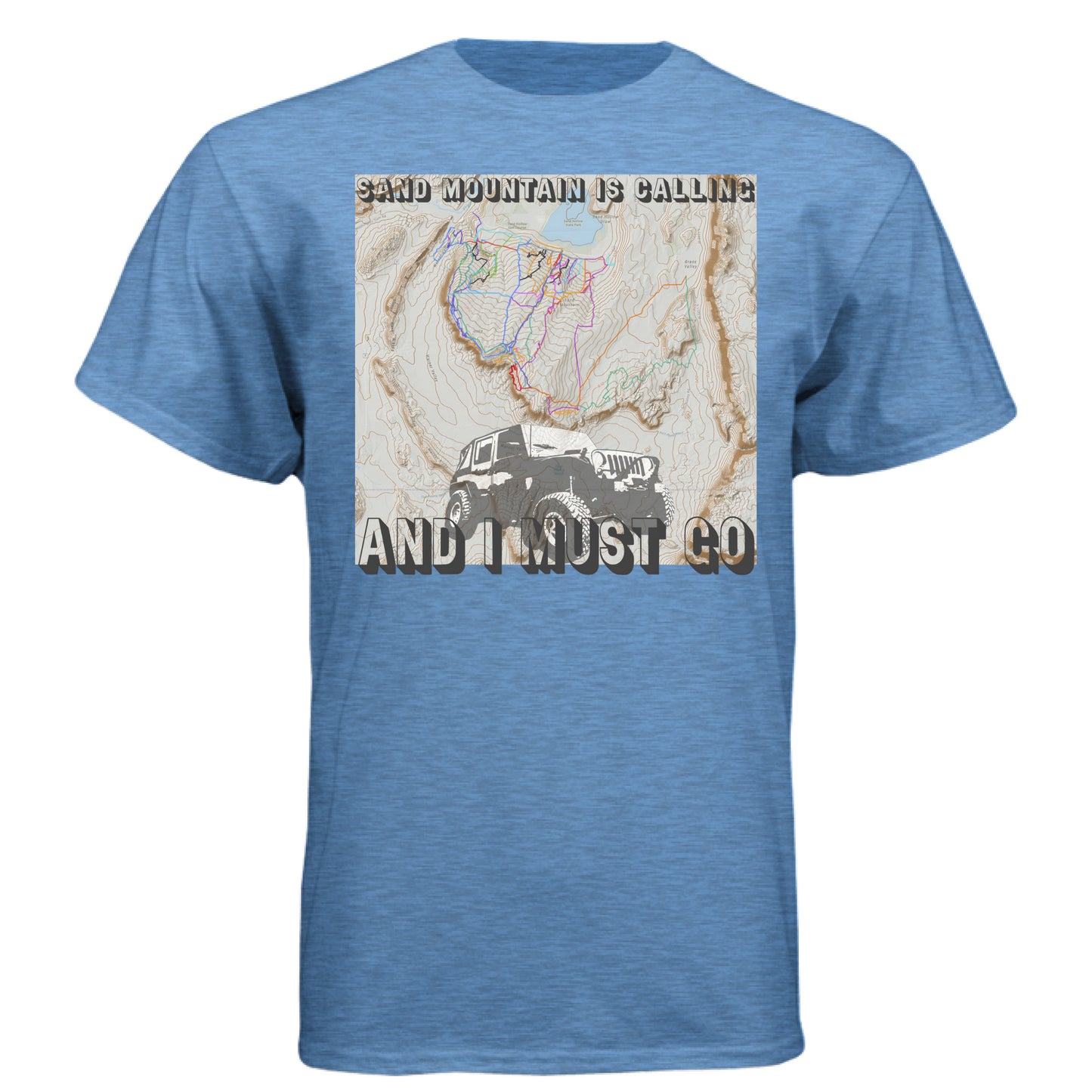 Heather Columbia Blue - FRONT