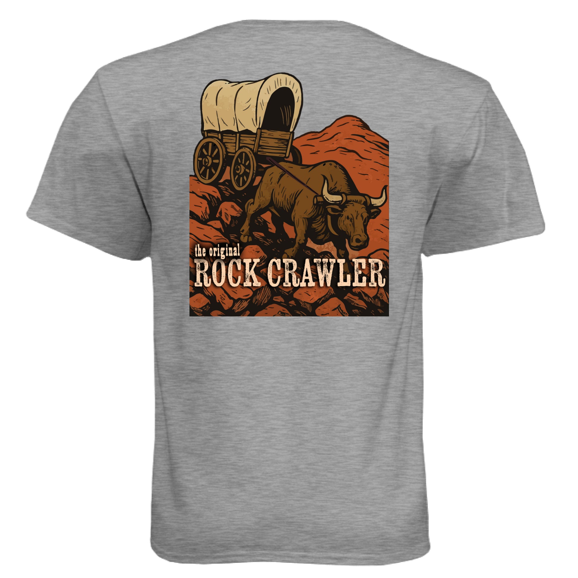 Dark Heather Grey (60/40) - BACK