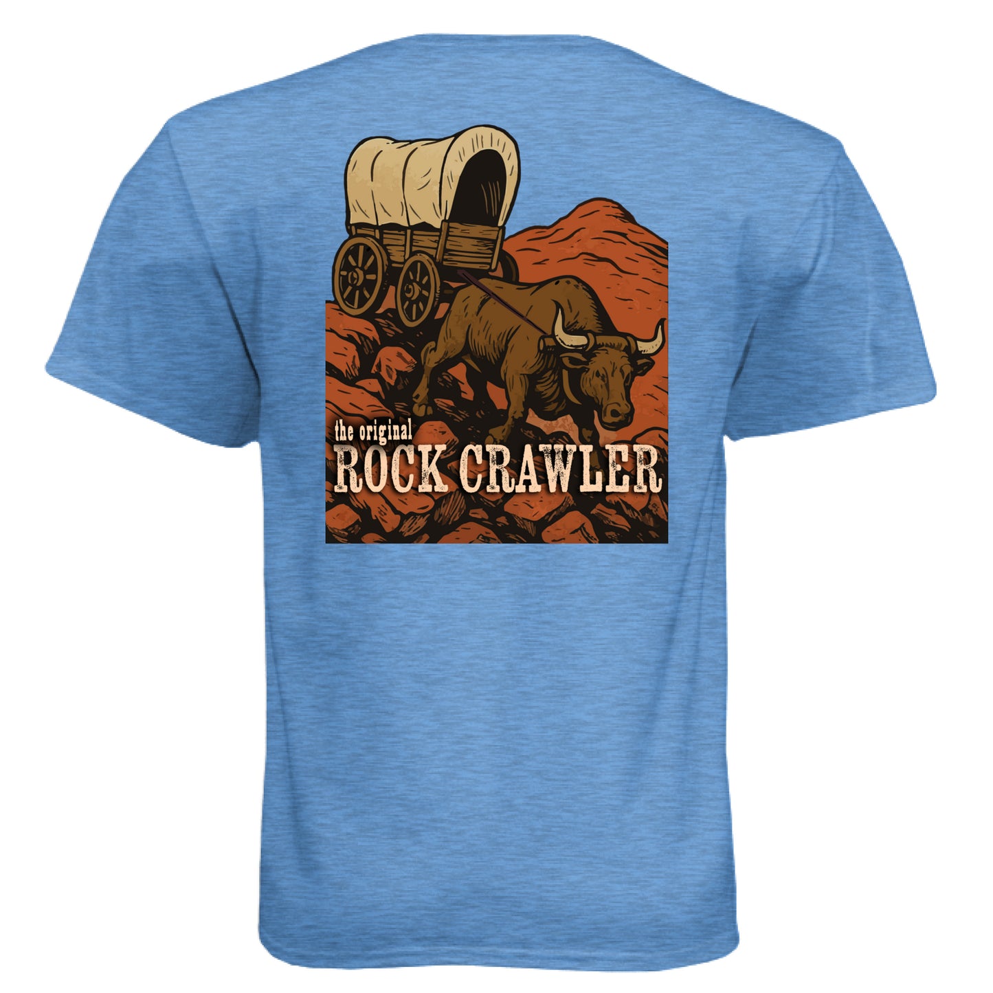 Heather Columbia Blue - BACK
