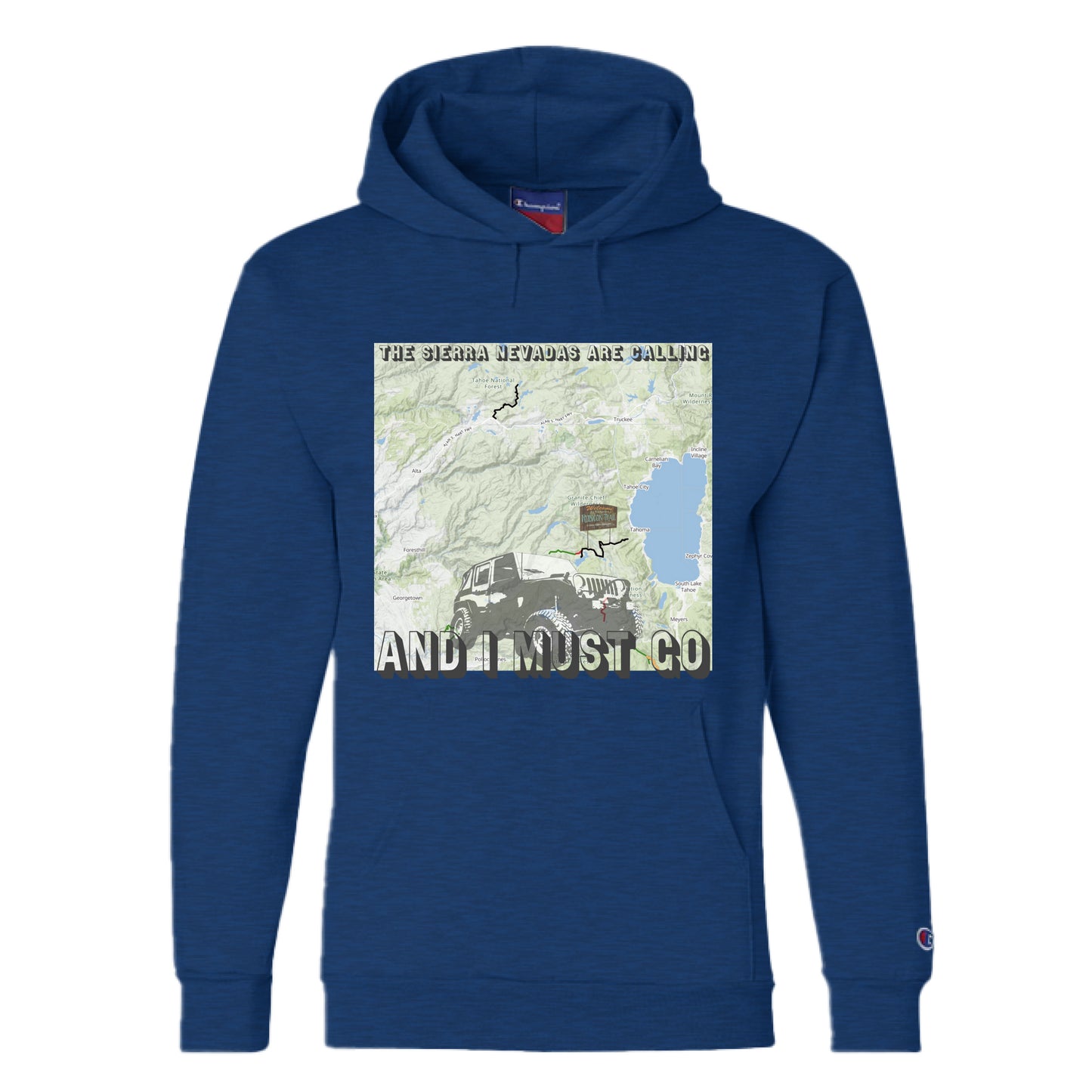 NAVY HEATHER - FRONT